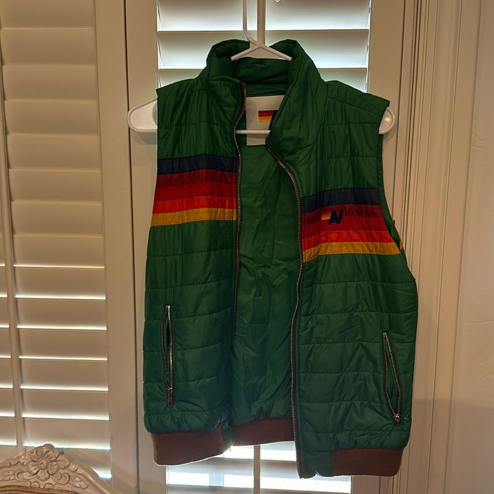 Aviator green vest